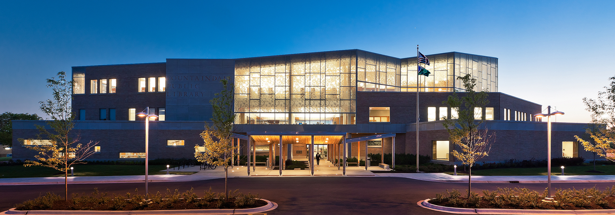 Fountaindale Library Header